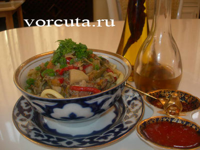 Уйгурский лагман (рецепт приготовления с фотографиями)
